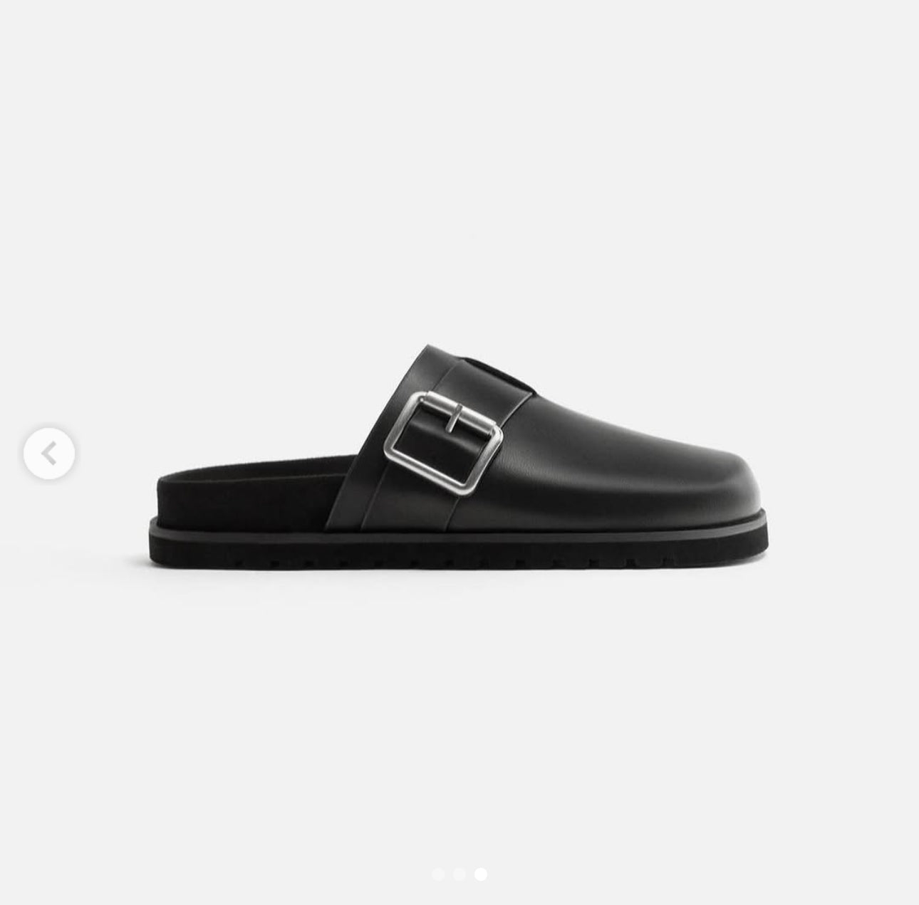 Zara Buckle clogs