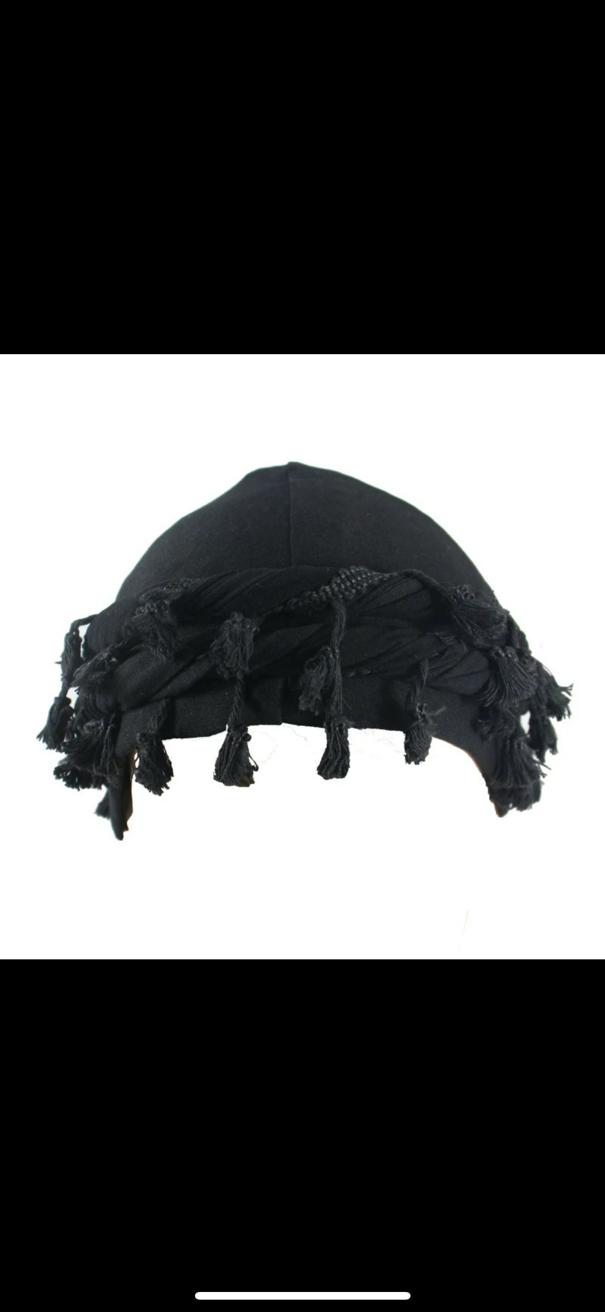 SILK HEAD TURBAN IN BLACK