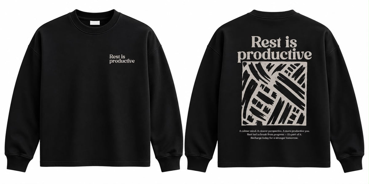 ZEDEK STUDIO REST IS PRODUCTIVE LONGSLEEVE