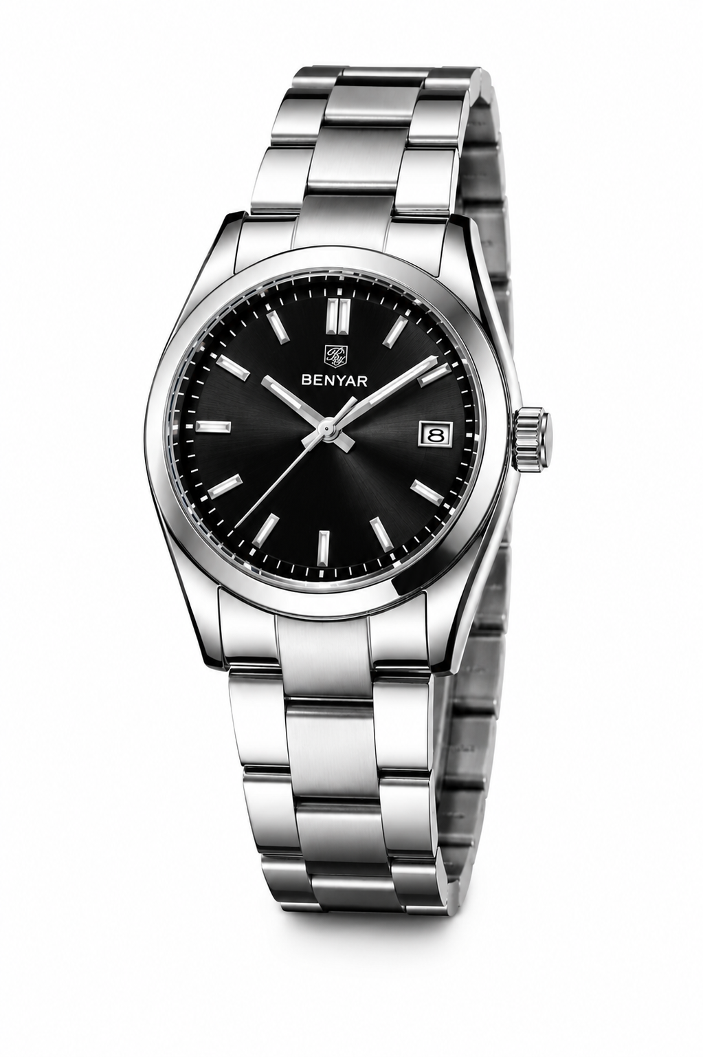 Benyar Wristwatch in Black Dial