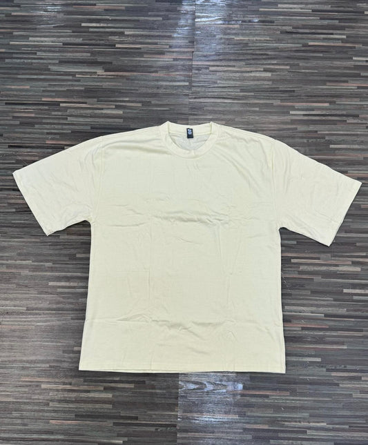 Ascolour 260gsm tee in cream