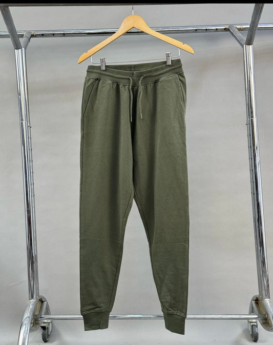 Schott jogger pant in army green