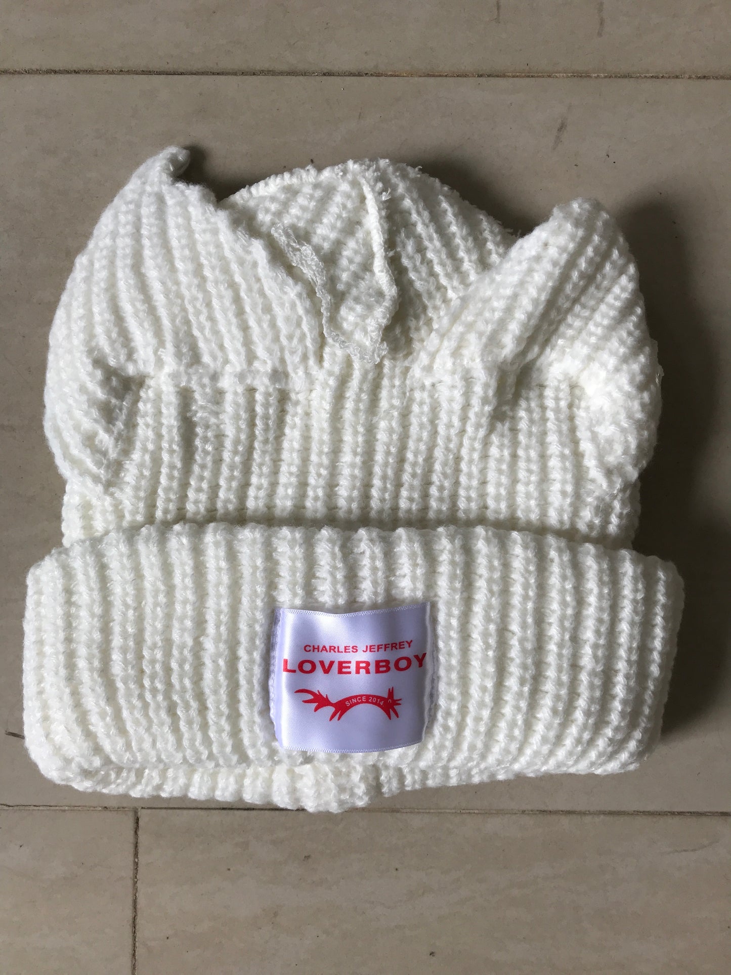 Lover boy hat in white