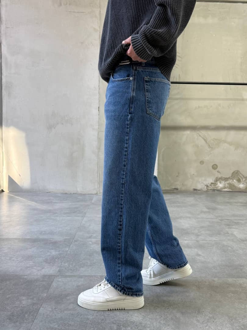 Difransel baggy jeans in deep blue