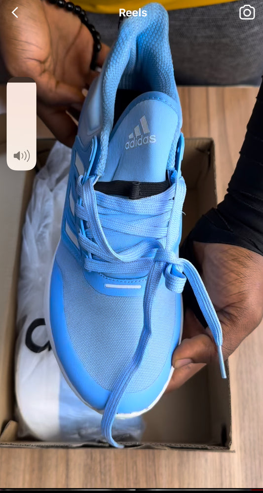 Adidas sport sneakers in blue