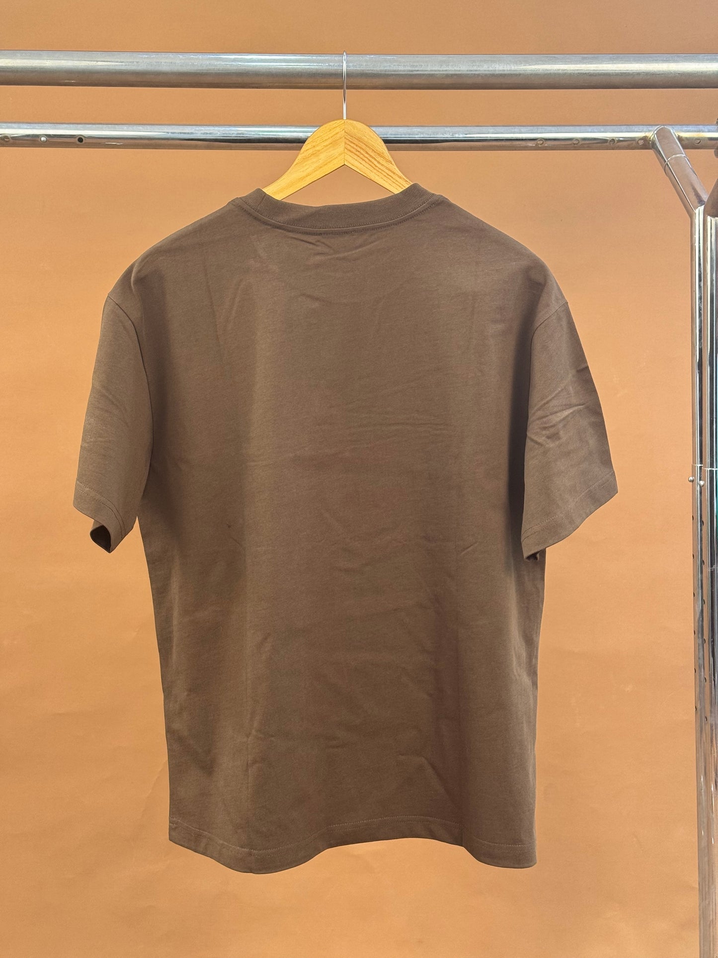 Plain 230gsm brown tee