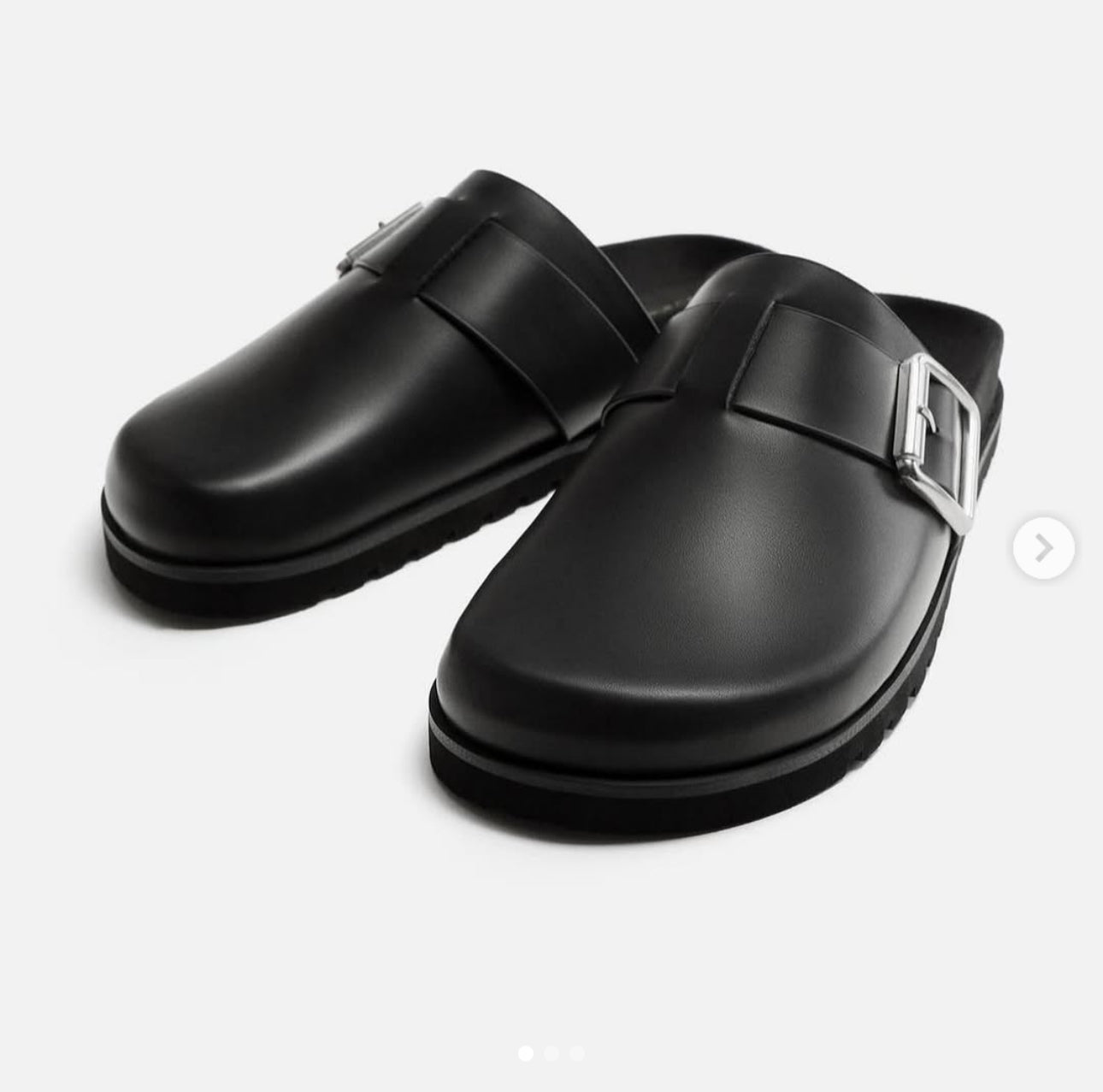 Zara Buckle clogs