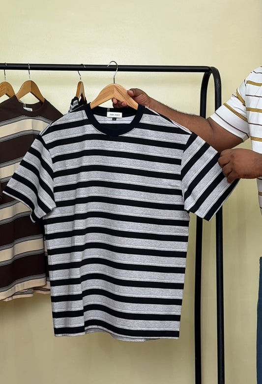 ZEDEK STRIPPED TEE 09