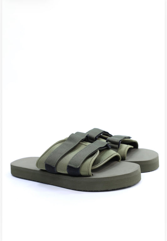 Zedek plain tech slides in green