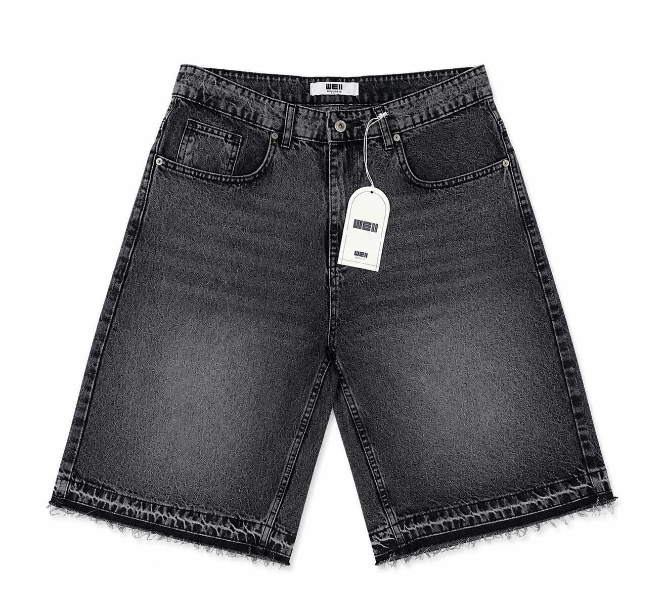 WEL1 JEAN SHORT IN ASH