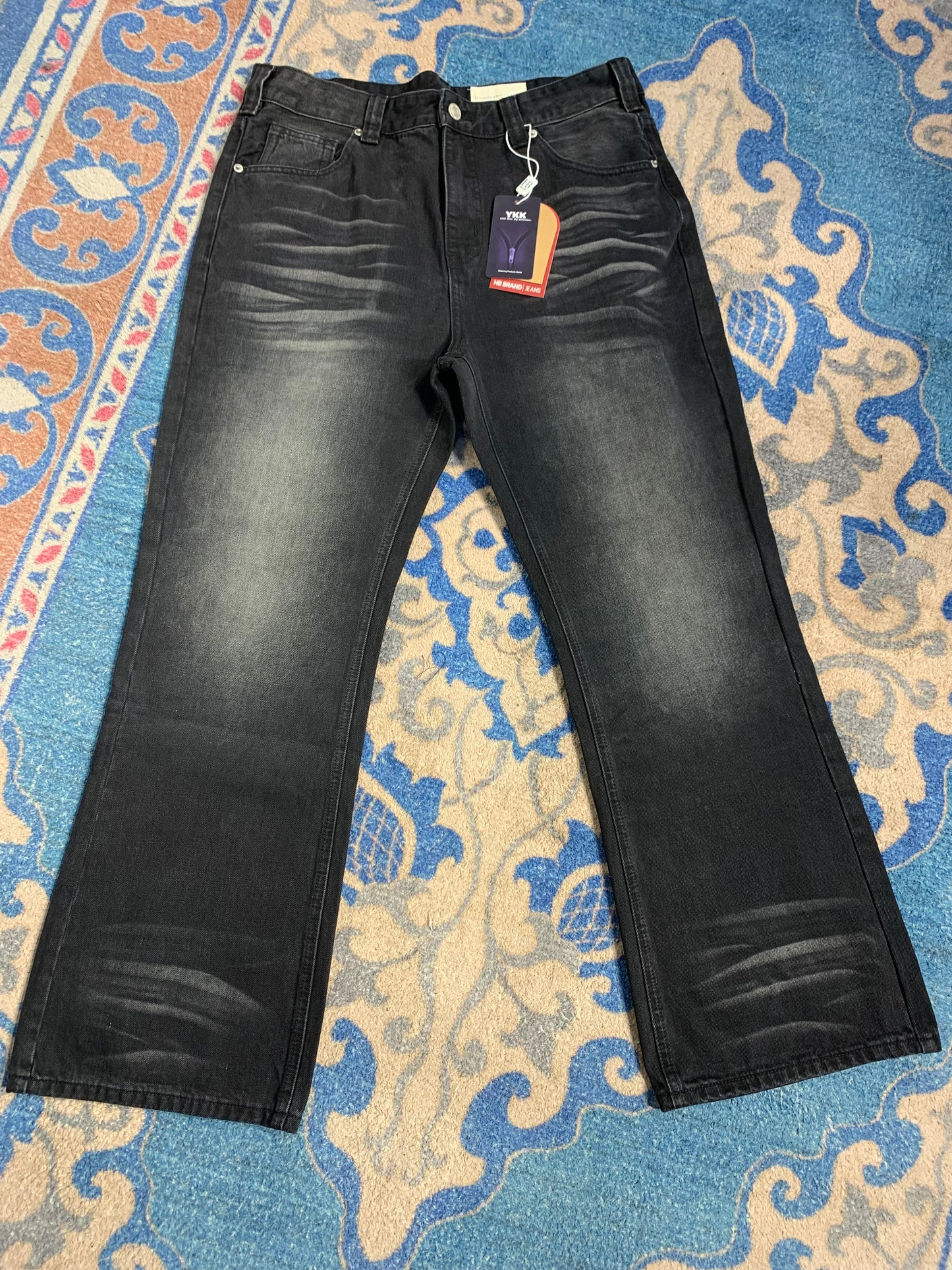 HB BRAND JEANS BLACK 66031