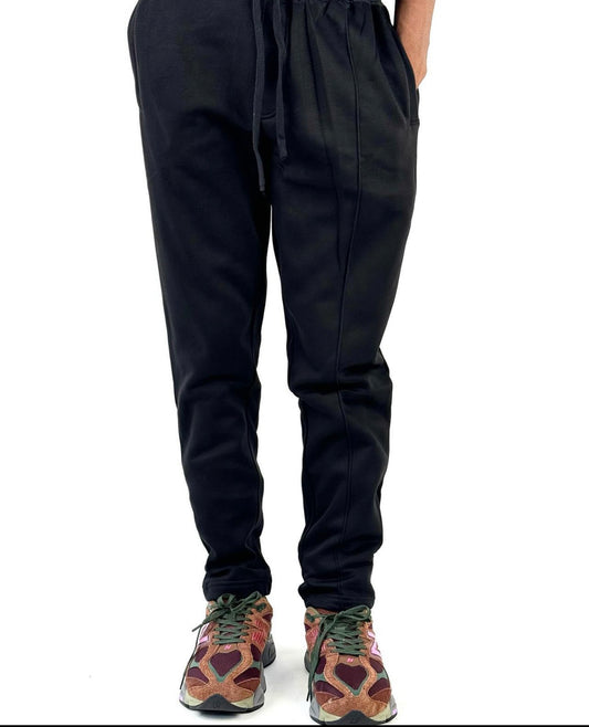 Vol jeans joggers in black