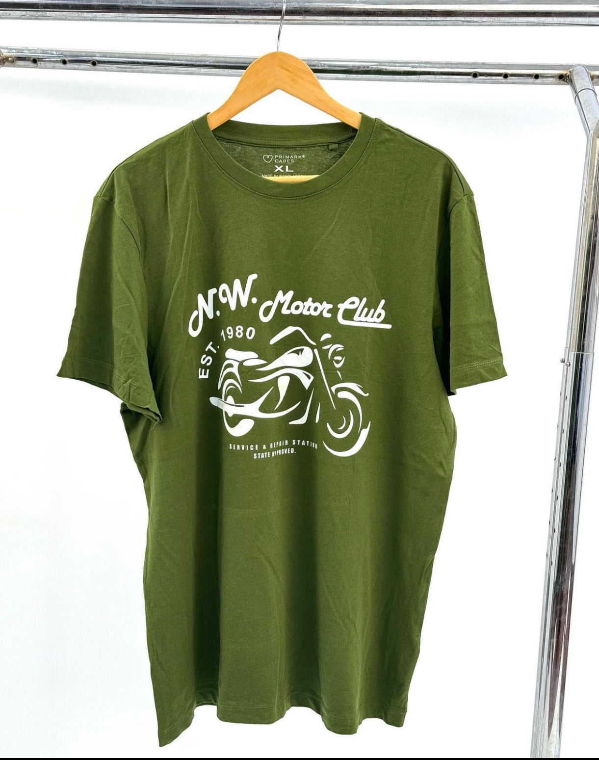 Primark cares motor club tee