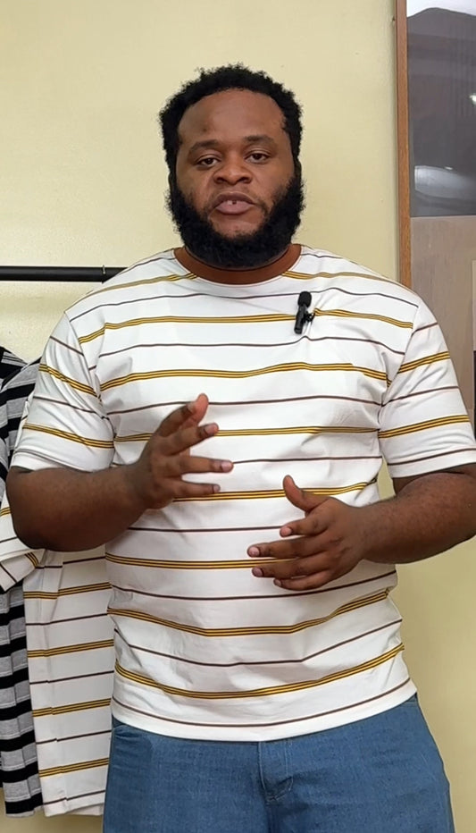 ZEDEK STRIPPED TEE 017