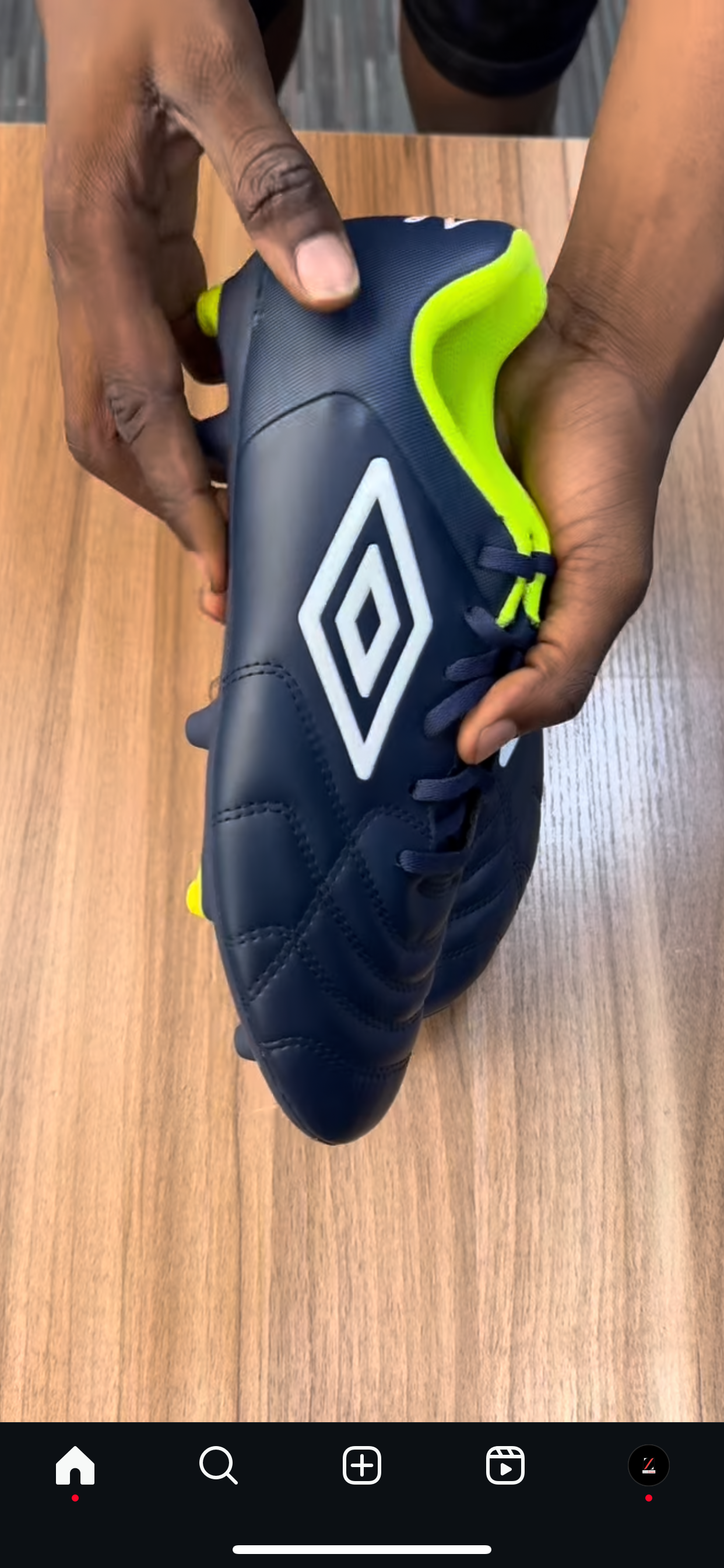 Soccer boot UM 7 with stud