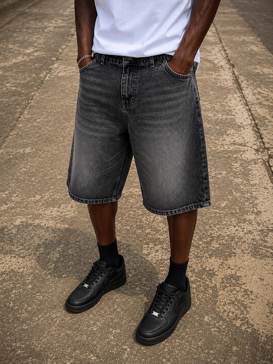 DIFRANSEL JEAN JORT WASHED BLACK