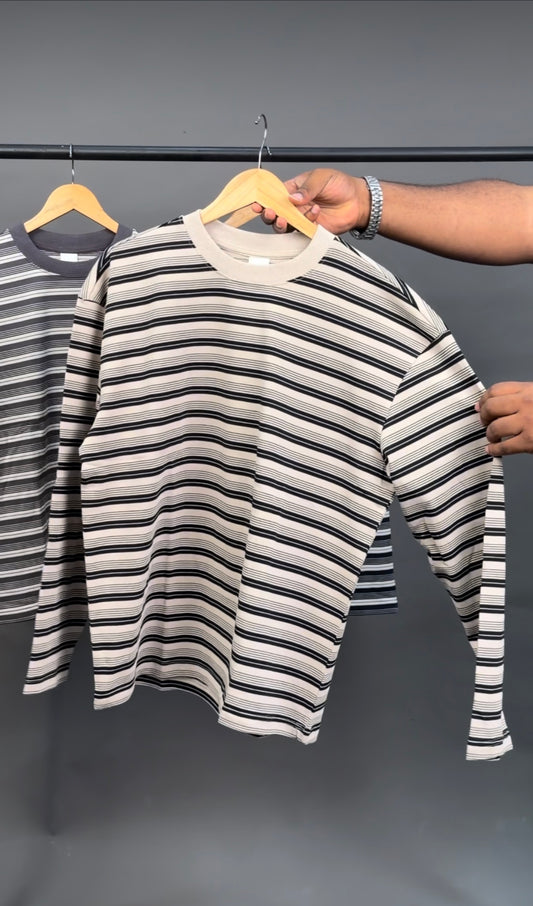 Knitted longsleeve tee cream