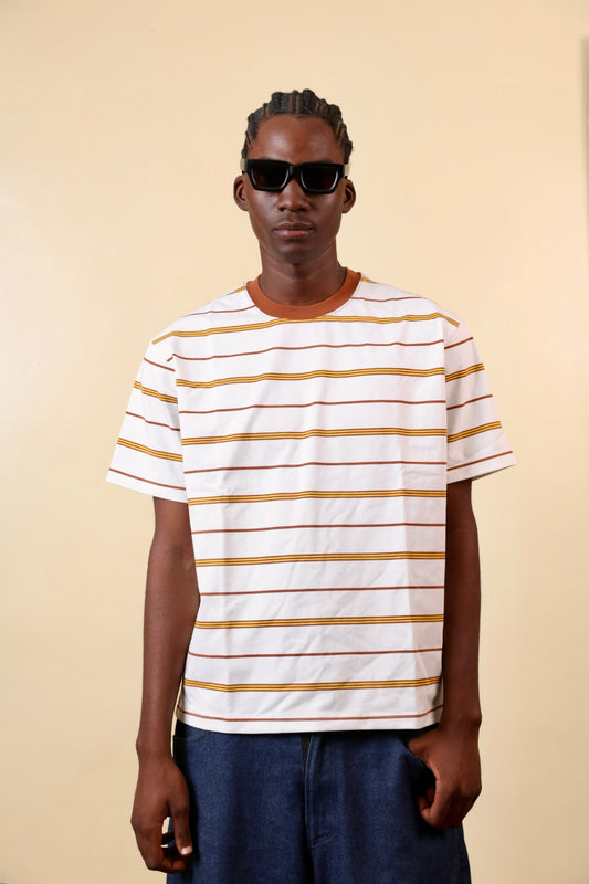 ZEDEK STRIPPED TEE 017