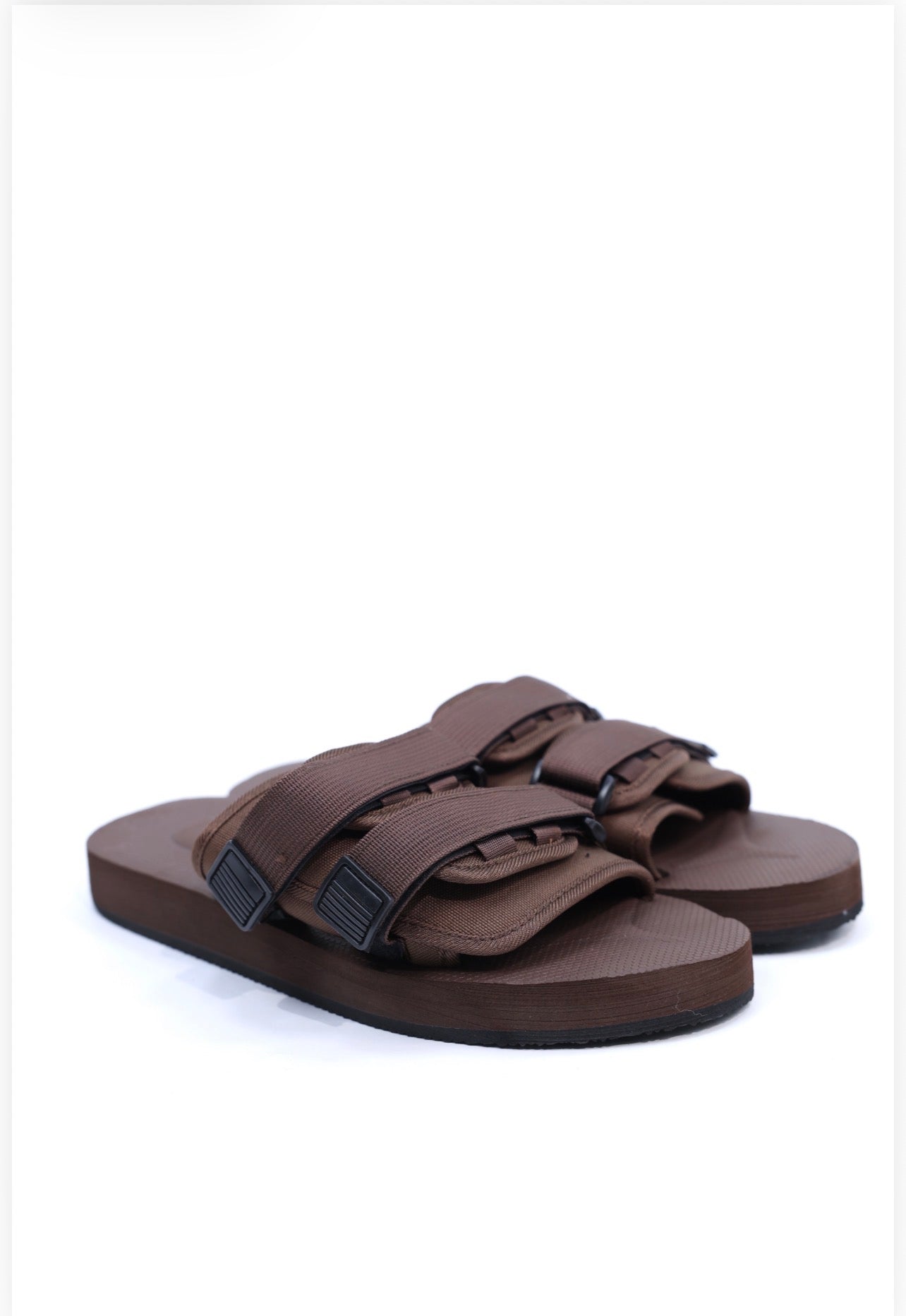 Zedek premium tech slides in coffe brown
