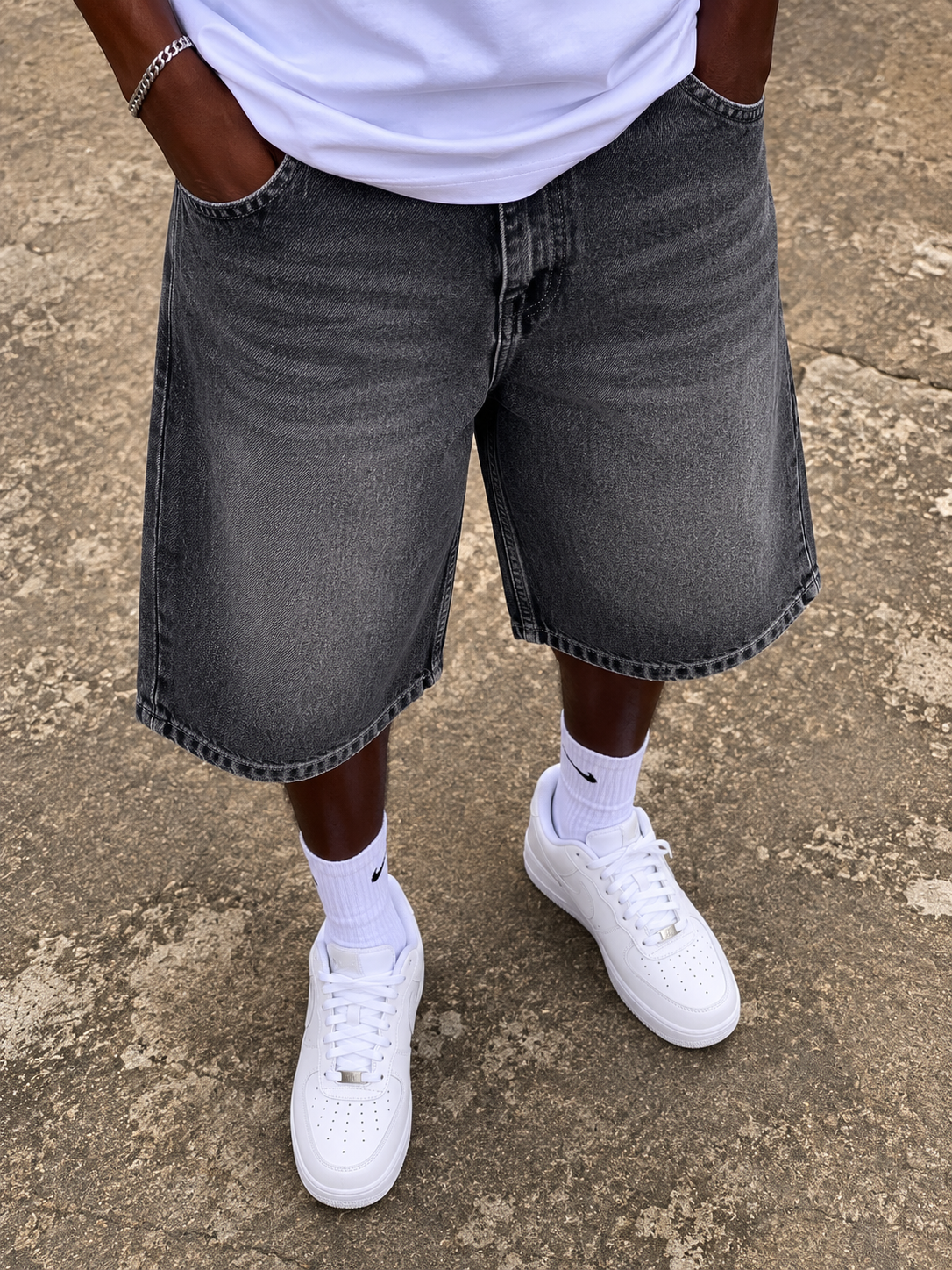 DIFRANSEL JEAN JORT WASHED BLACK