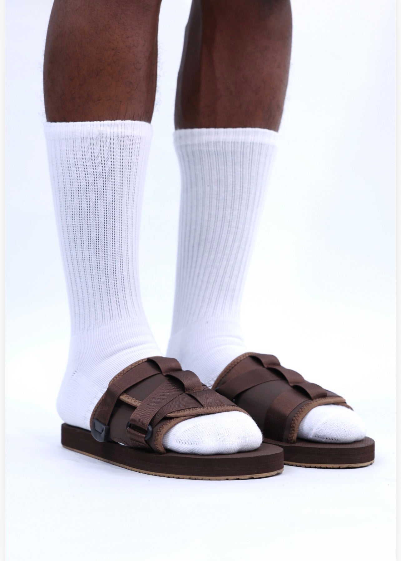 ZEDEK deluxe tech slides in brown