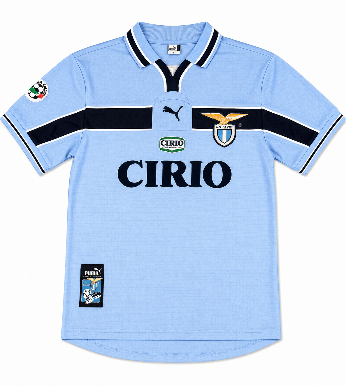 Lazio home and away retro kit