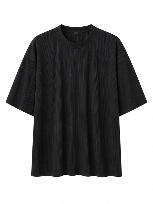 Zedek waffle plain tee