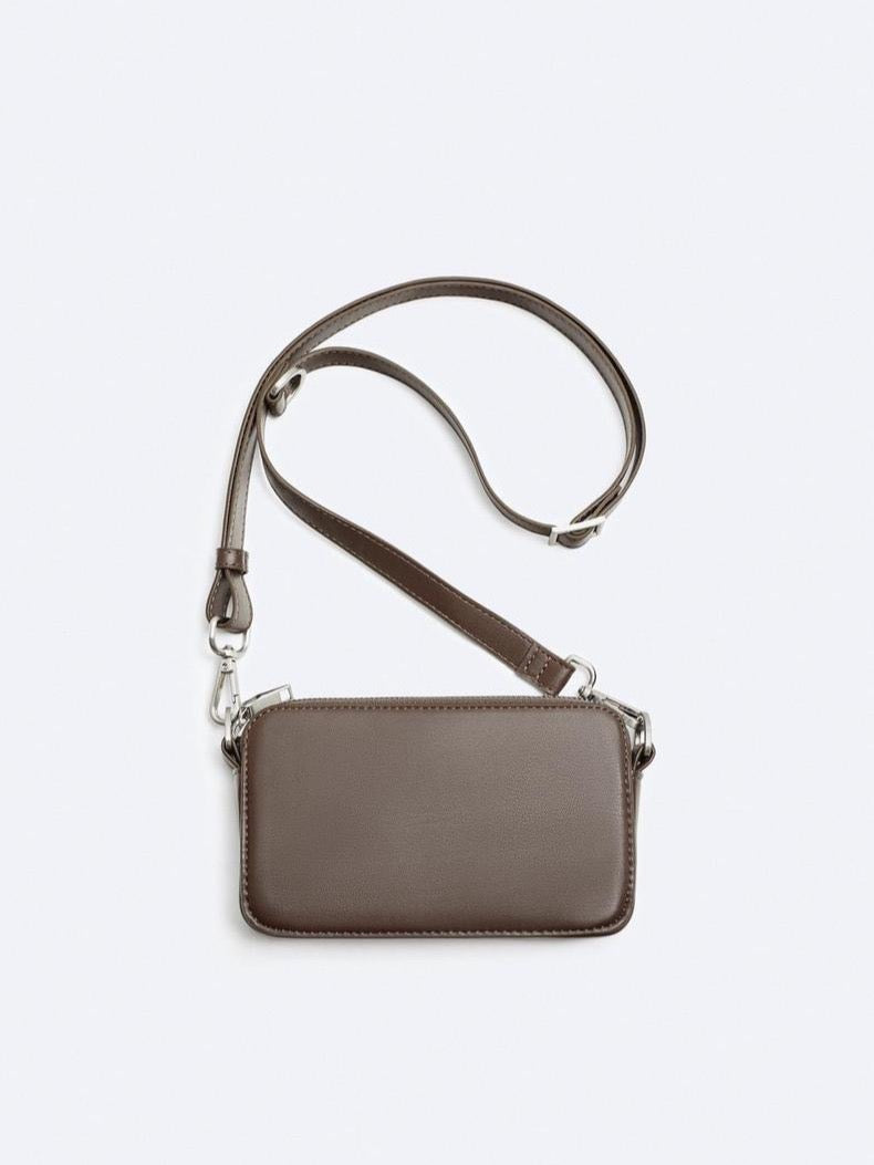 Zara crossbody bag in brown