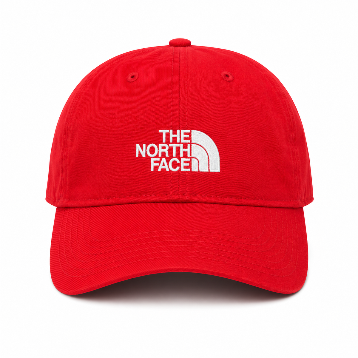 The North face hat in  red