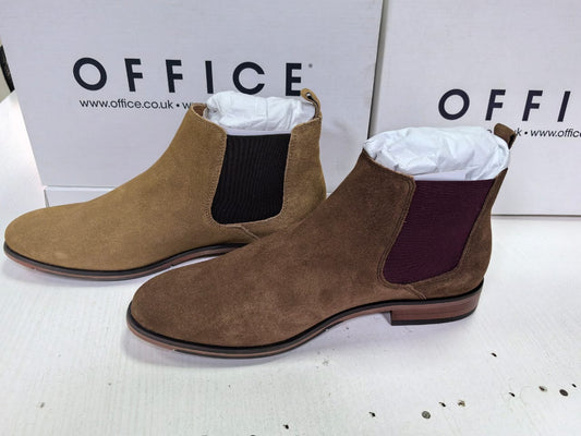 Office Chelsea boot in chocolate
burgundy