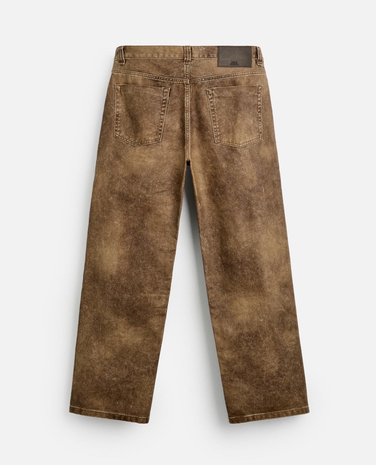 ZARA LIMITED EDITION WAXED-EFFECT
JEANS