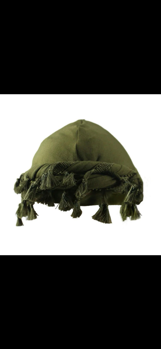 SILK HEAD TURBAN IN GREEN