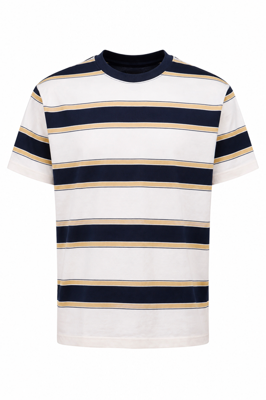 ZEDEK STRIPPED TEE 010