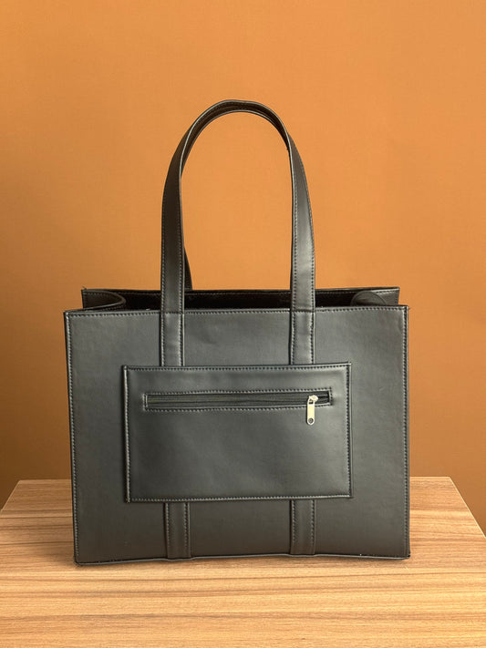 ZEDEK JUMBO TOTE BAG in black