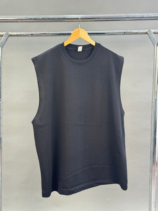 280gsm sleeveless (apparel care black )