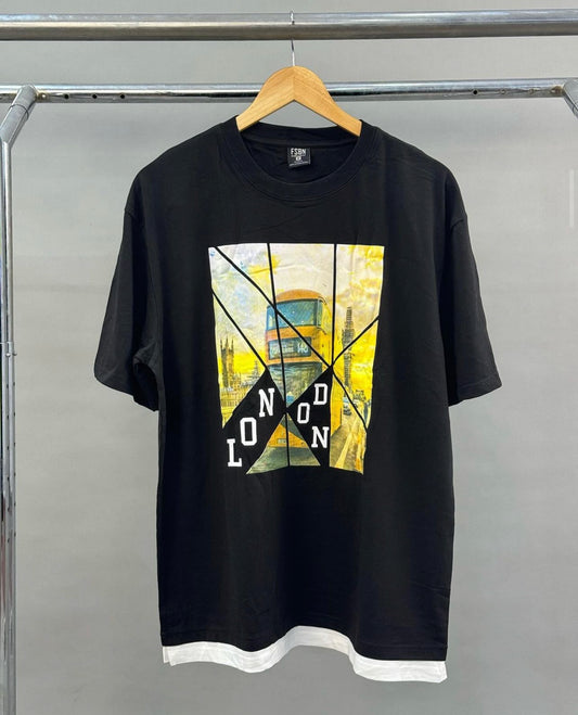 Fsbn London tee in black