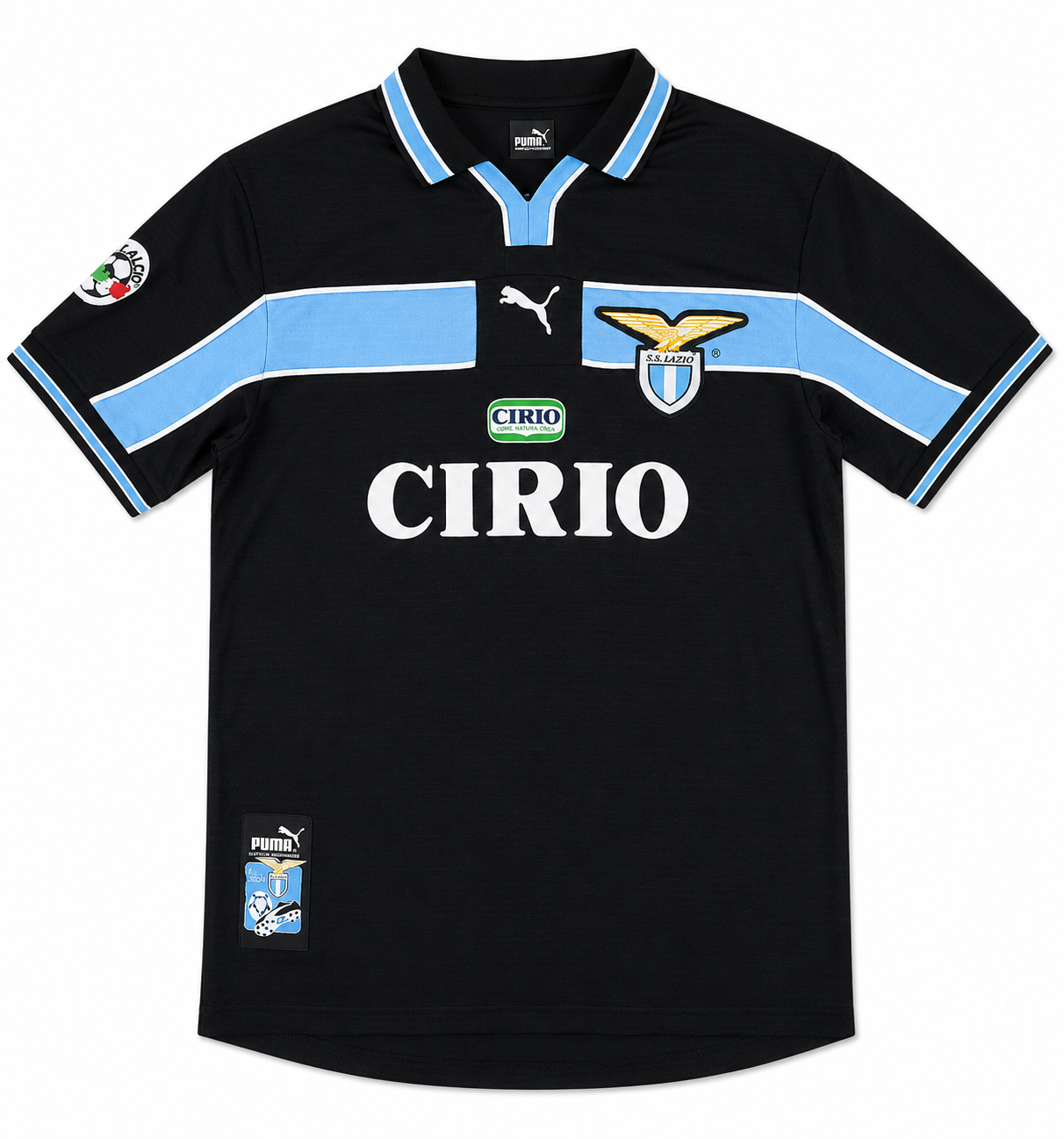 Lazio home and away retro kit