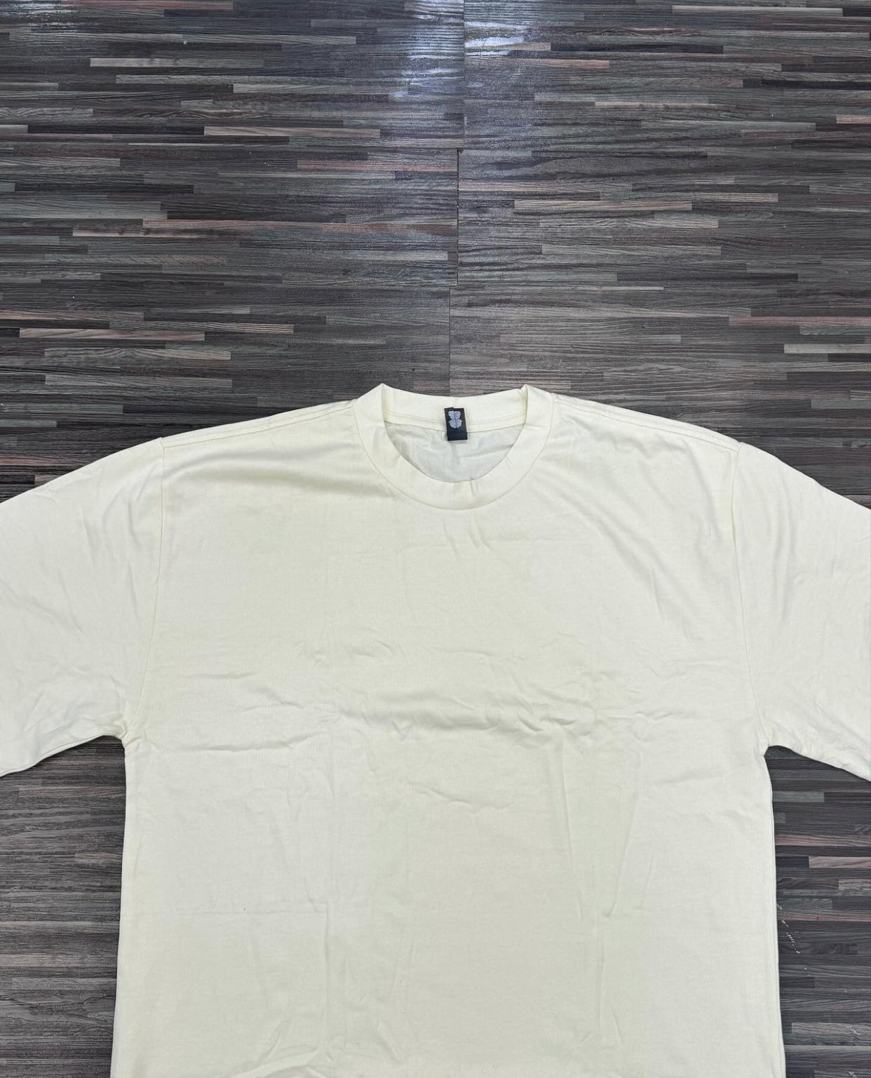 Ascolour 260gsm tee in cream