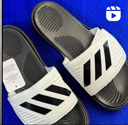 Adidas alpha bounce in white /black