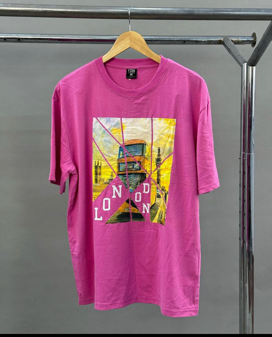 Fsbn London oversized tee in pink