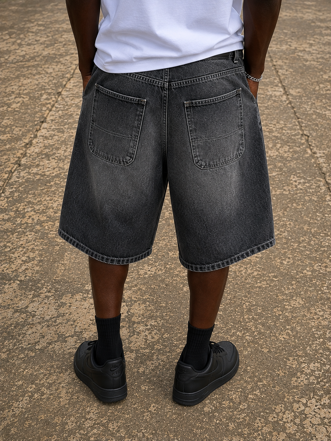DIFRANSEL JEAN JORT WASHED BLACK