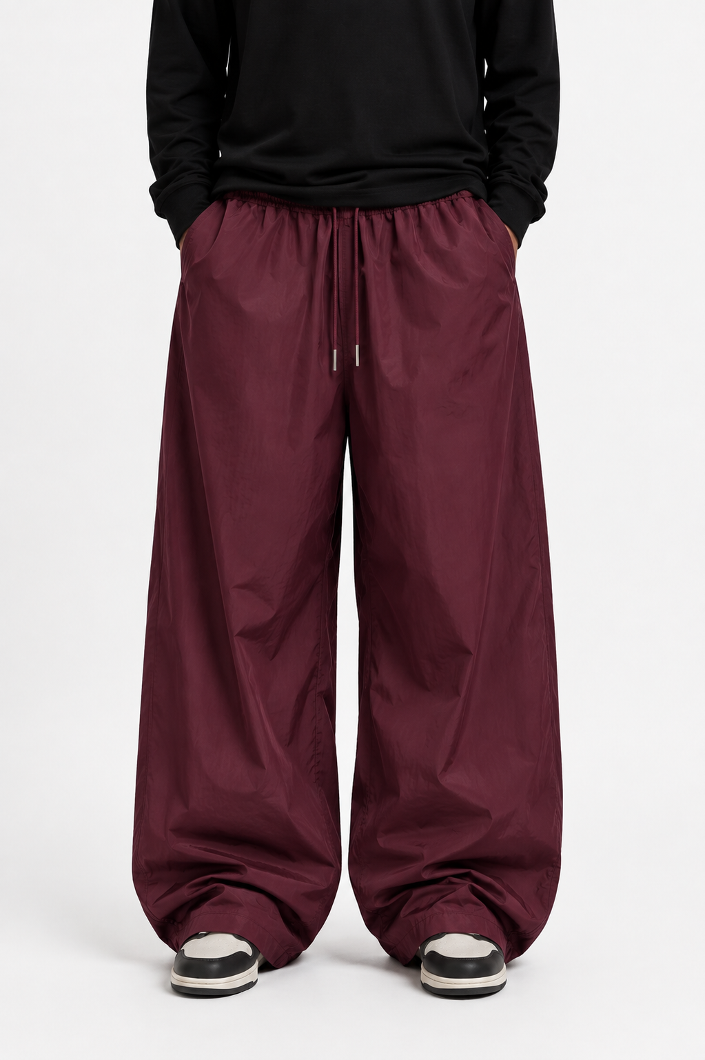 Plain Track Pant In Red