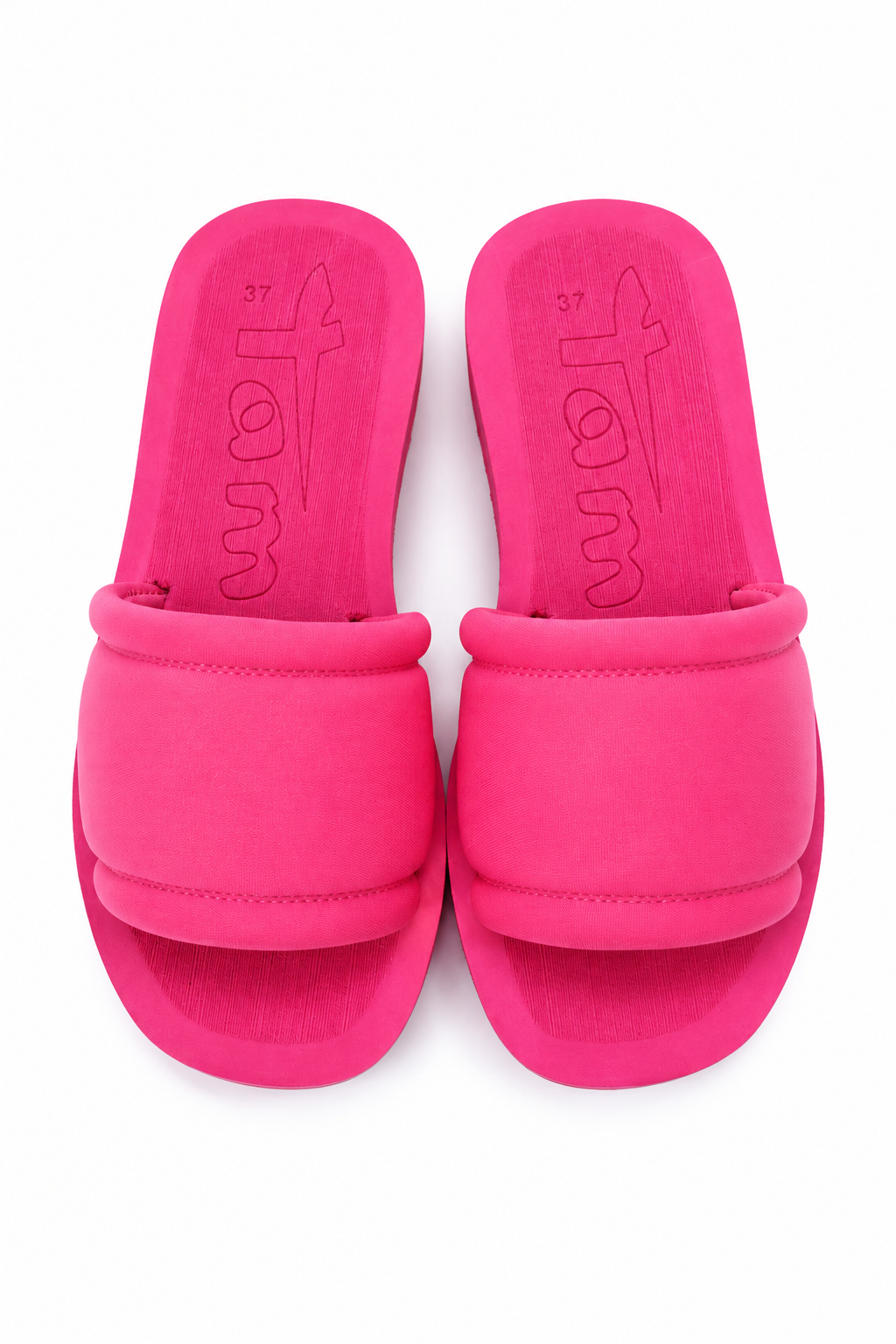Tamari platform slides  in pink ( ladies)