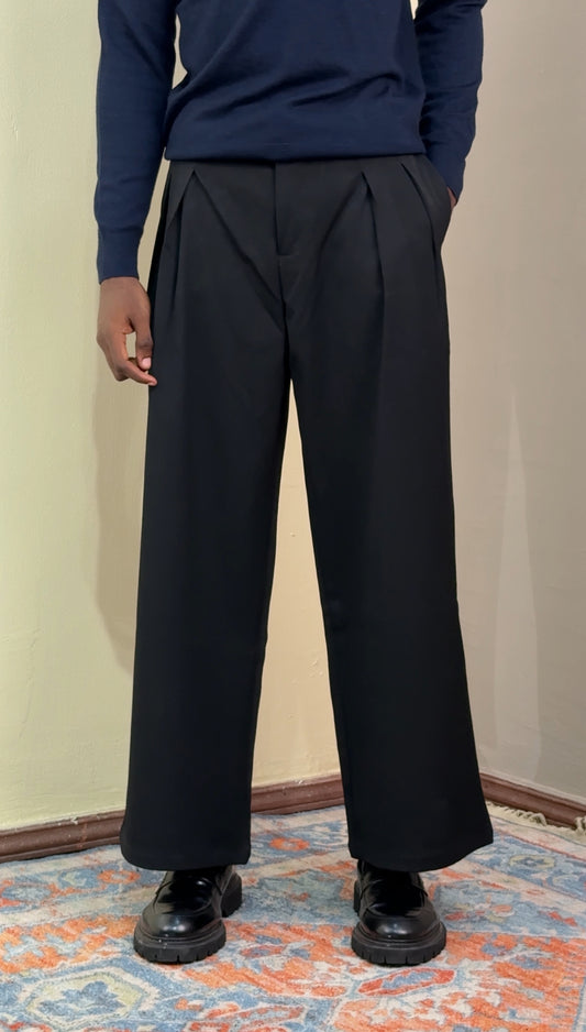 0125 COUTURE PANT IN BLACK