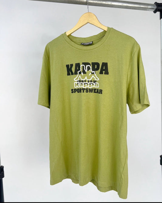 Kappa logo t-shirt in lime