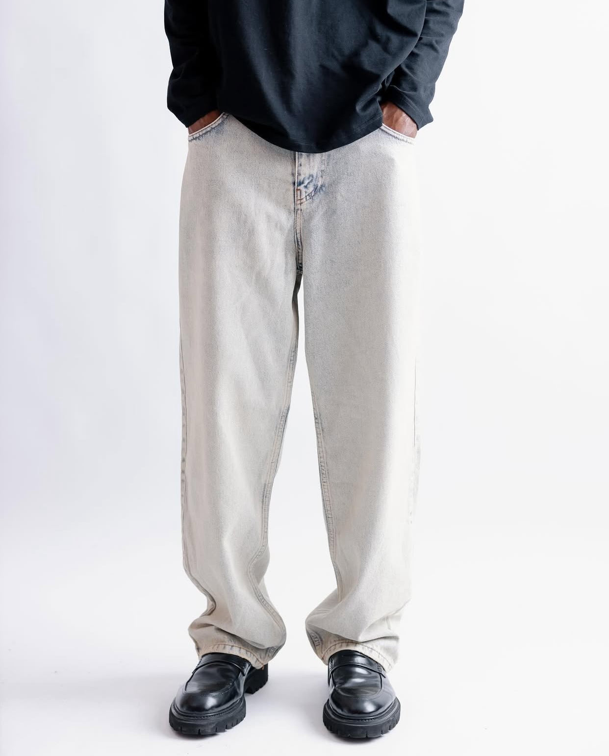 DIFRANSEL WASHED BAGGY JEANS
