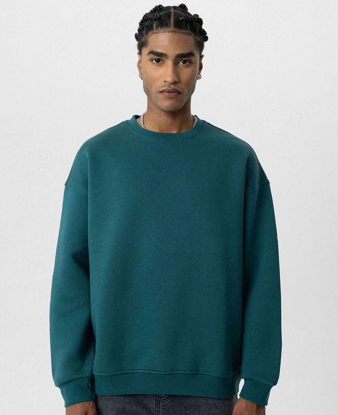 Vamos Premium Oversized Sweatshirt in green