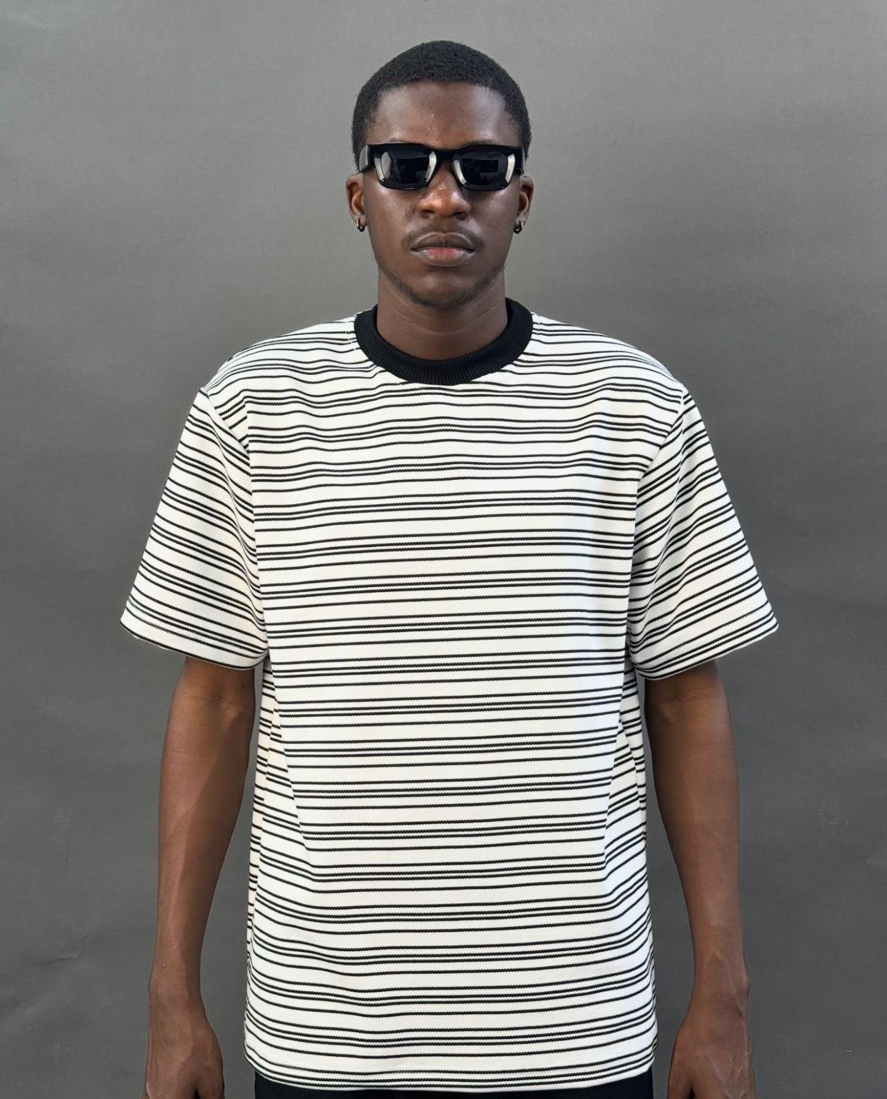 Zedek stripped tee