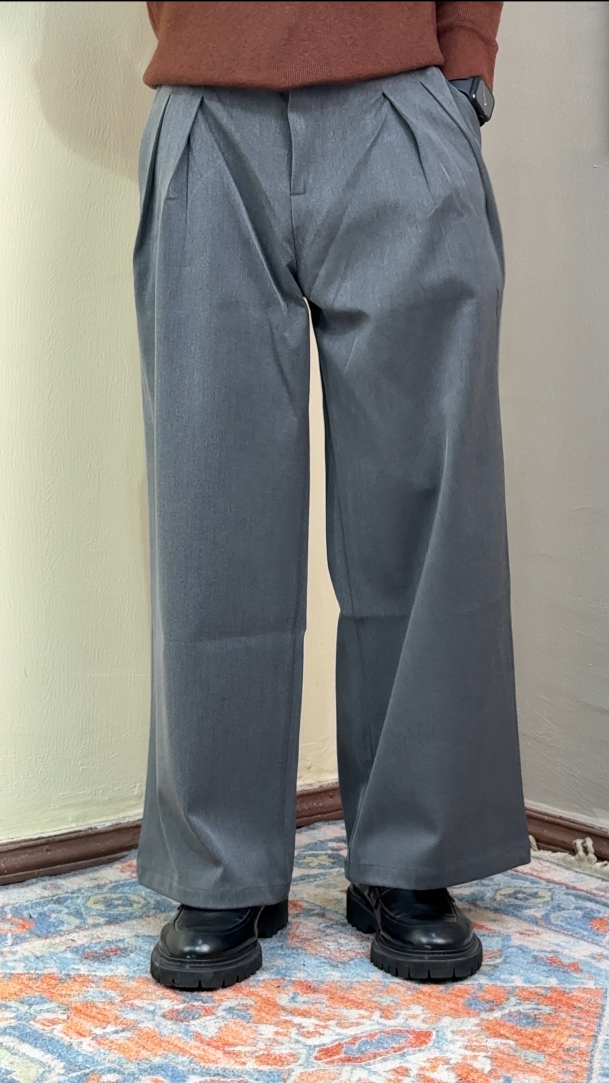 0125 COUTURE PANT IN GREY