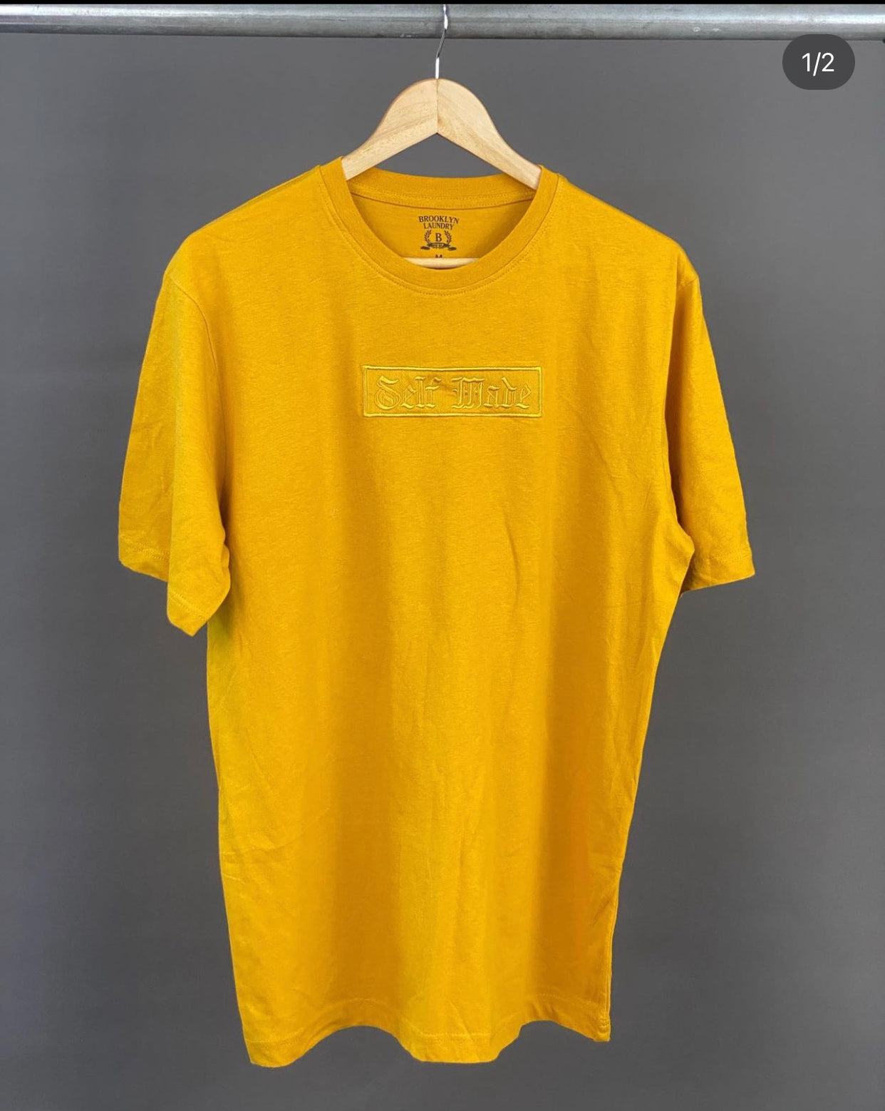 Brookly laundry tee in yellow